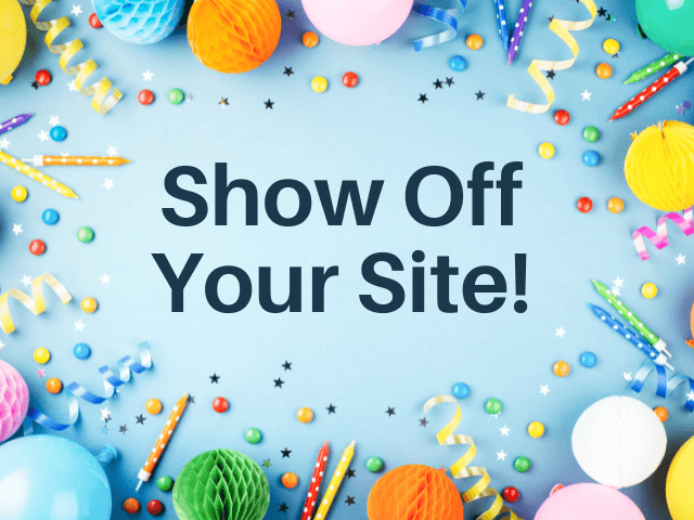 show off your site